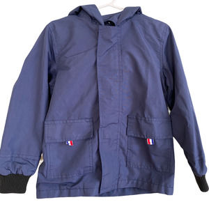 M2C Zip Up Hooded Lined Toddler Jacket Blue 3T